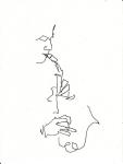 sax no. 78 (c) Jazz Zeichnung von Martina Wald